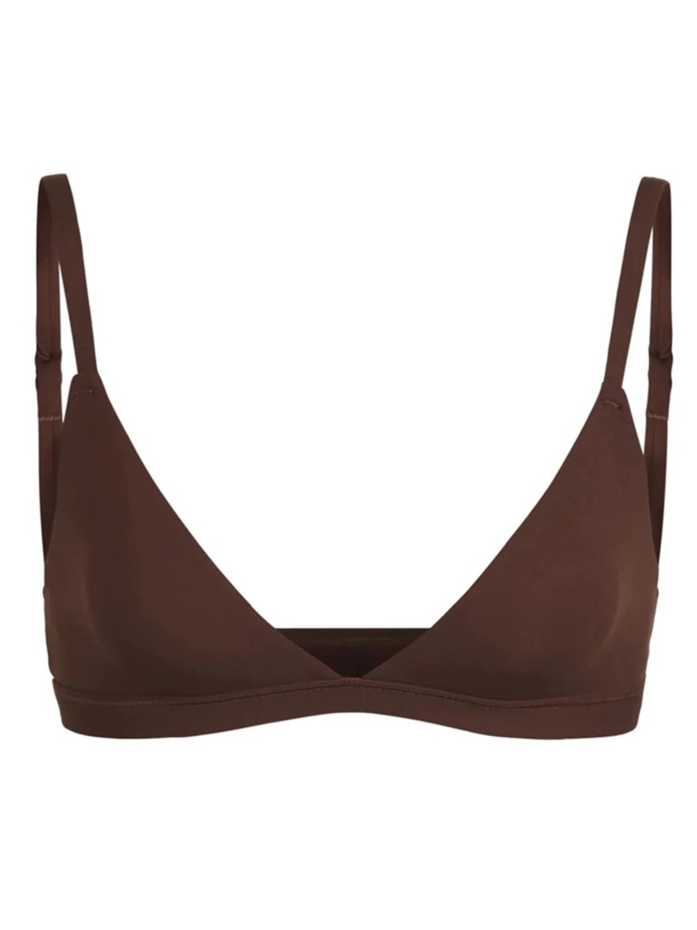 Skims Fits Everybody Triangle Bralette Wireless Triangle Bra - Brown